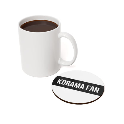 The Kdrama Fan White Coaster