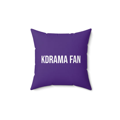 The Kdrama Fan Purple Pillow