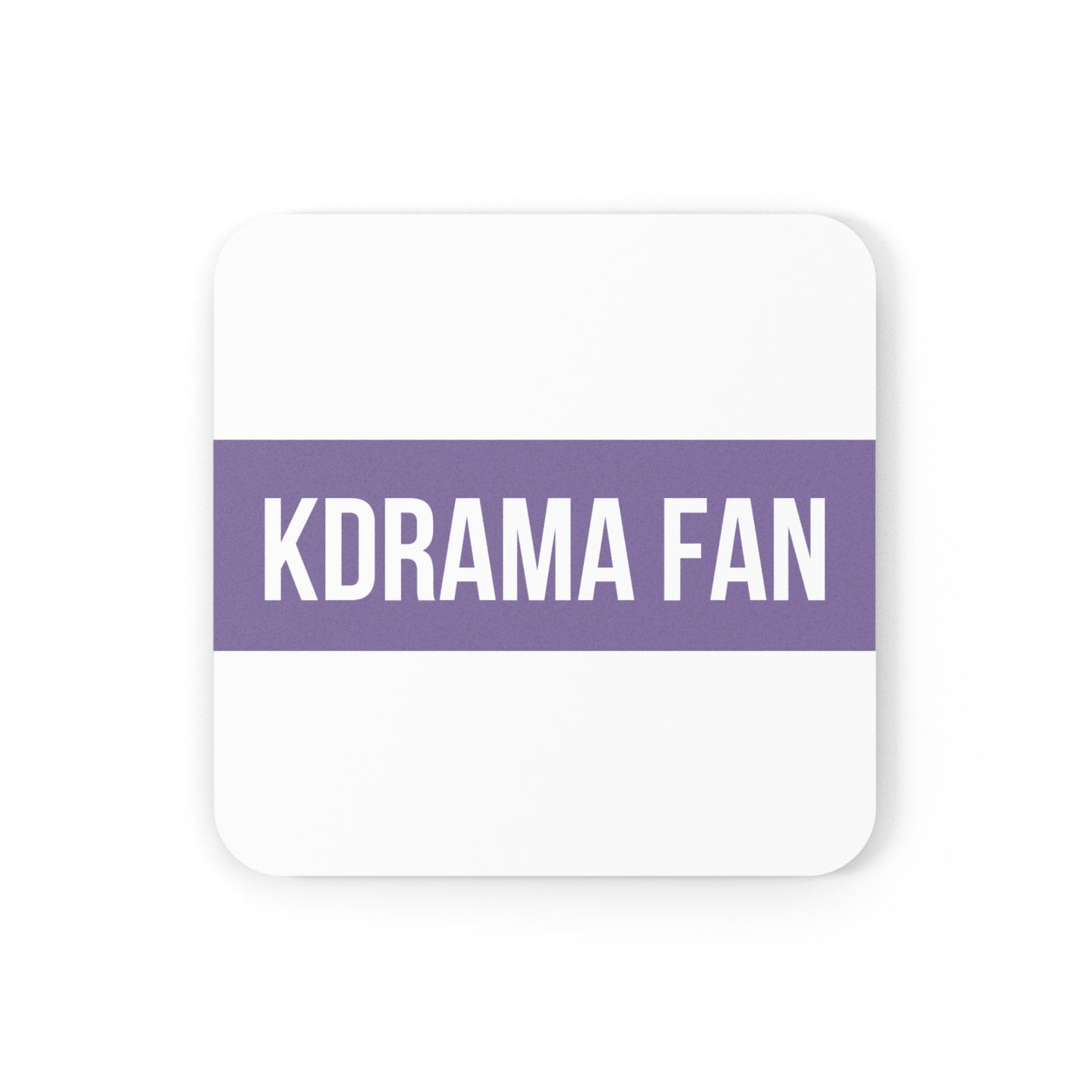 The Kdrama Fan Purple Coaster