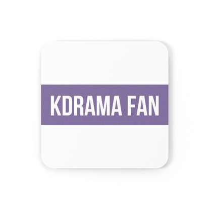 The Kdrama Fan Purple Coaster