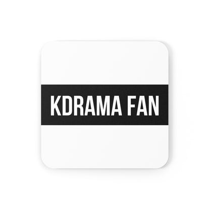 The Kdrama Fan White Coaster