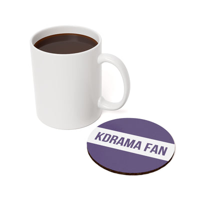 The Kdrama Fan Purple Coaster