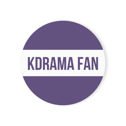 The Kdrama Fan Purple Coaster