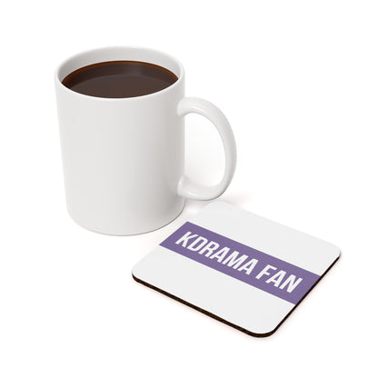 The Kdrama Fan Purple Coaster